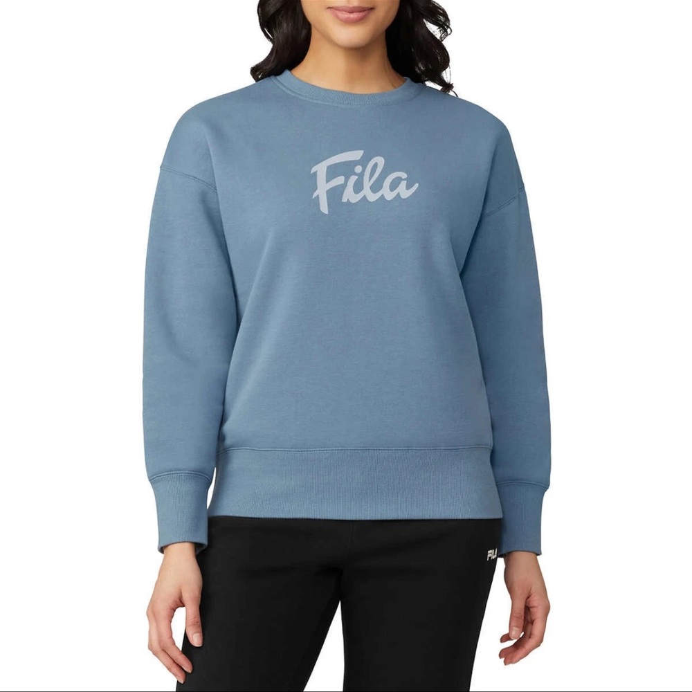 FILA Logo Blue Crewneck